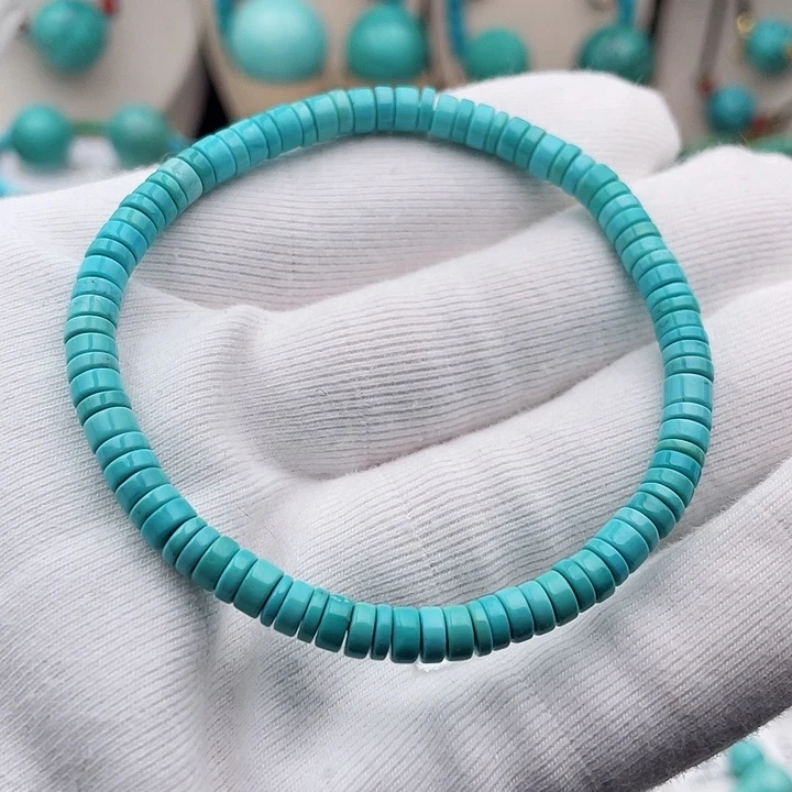 未镶嵌绿松石4.7m m