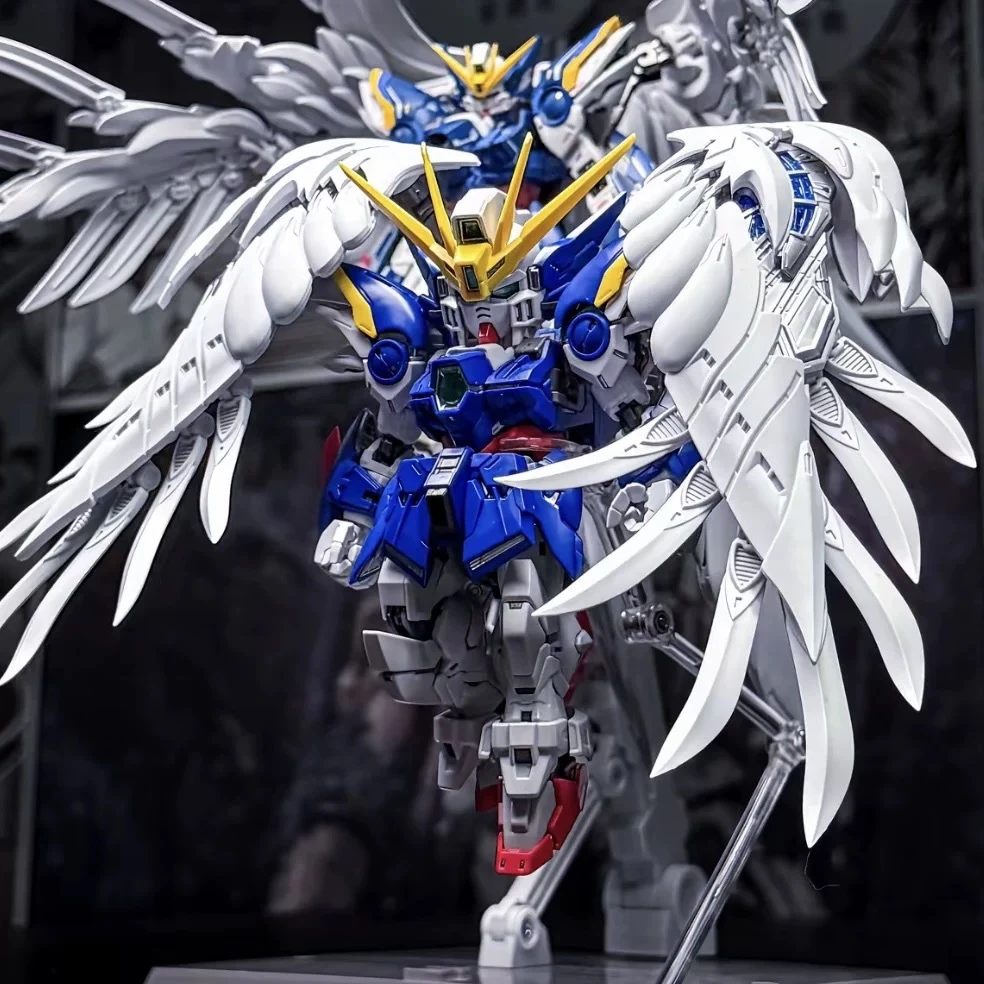 GL-MGSD零式飞翼巴巴托斯自由高达彩透Q版模型手办玩具模型送水贴