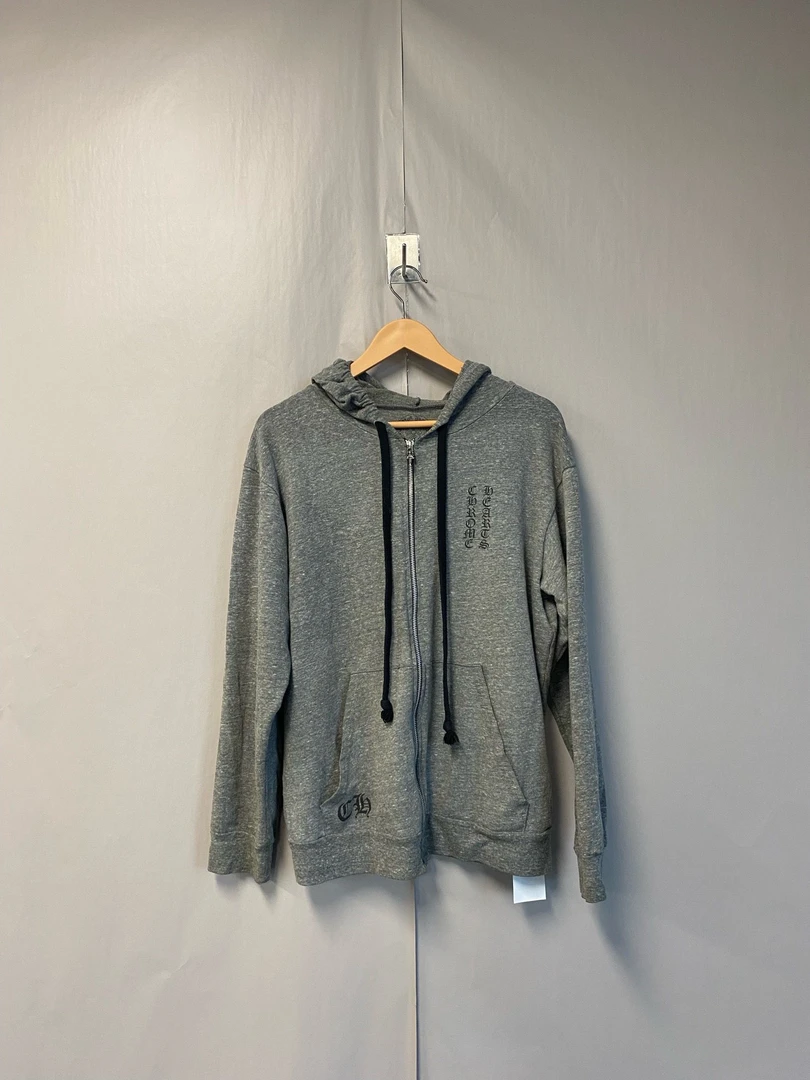 99新 Chrome Hearts/克罗心 流心圣剑使十字架拉链外套 L码 5778