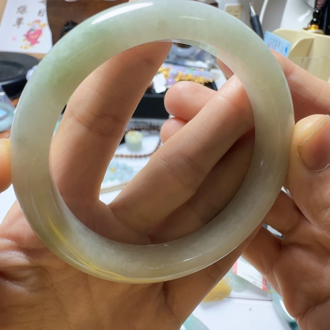 随***哥翡翠未镶嵌手镯翡翠280