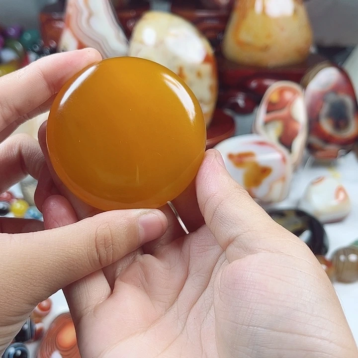 玛瑙/玉髓未镶嵌耳饰