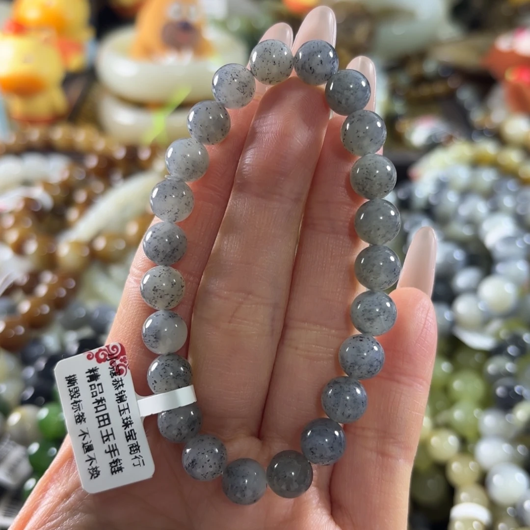 和田玉未镶嵌手串99