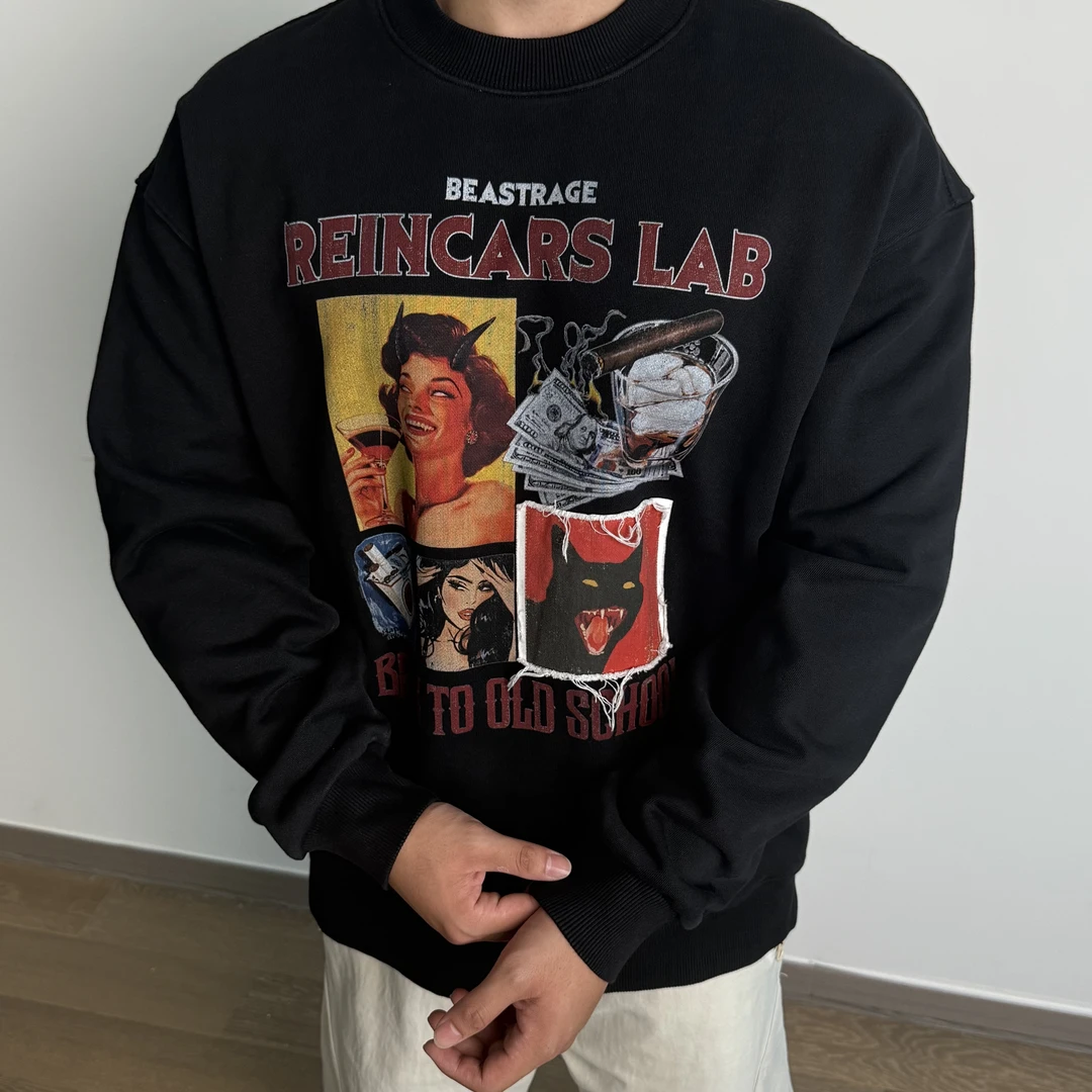 秋季爆款情侣卫衣420G纯棉重磅外套男女同款宽松连帽开衫百搭上衣