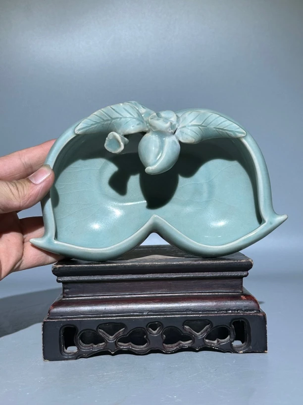 龙泉官窑，大桃洗！