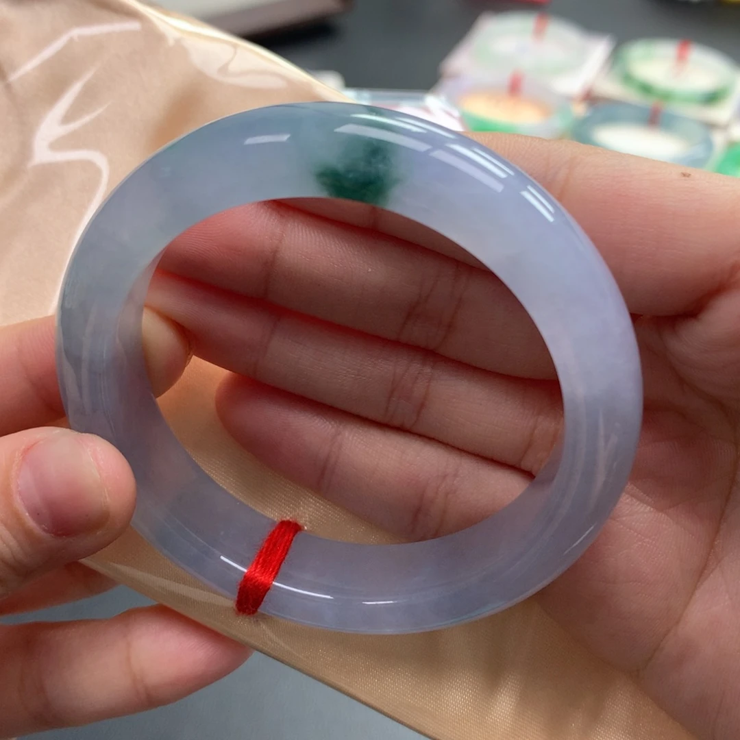 翡翠未镶嵌手镯18号