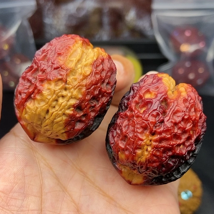 【闪购商品】把件文玩核桃41尺金蟒元宝
