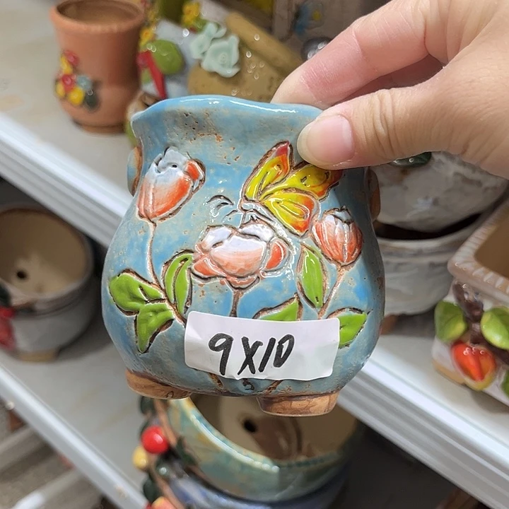 粗陶材质多肉花盆