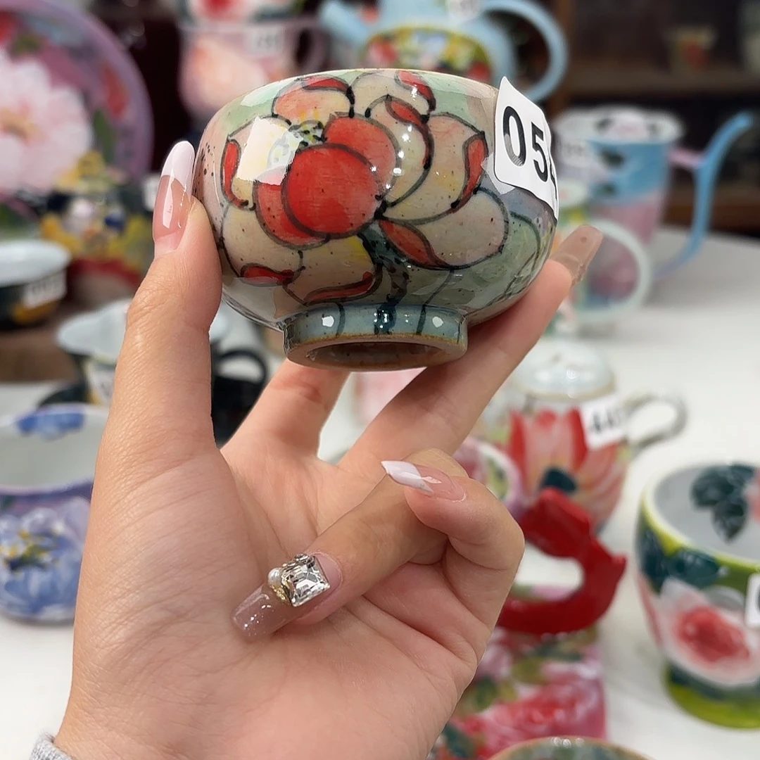 景德镇手绘高温釉下彩陶瓷茶具