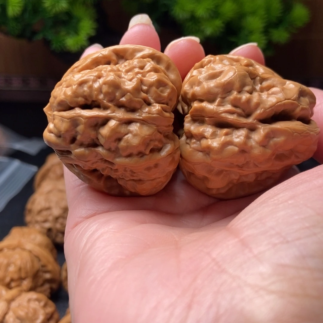 文玩核桃把件蛤蟆头42