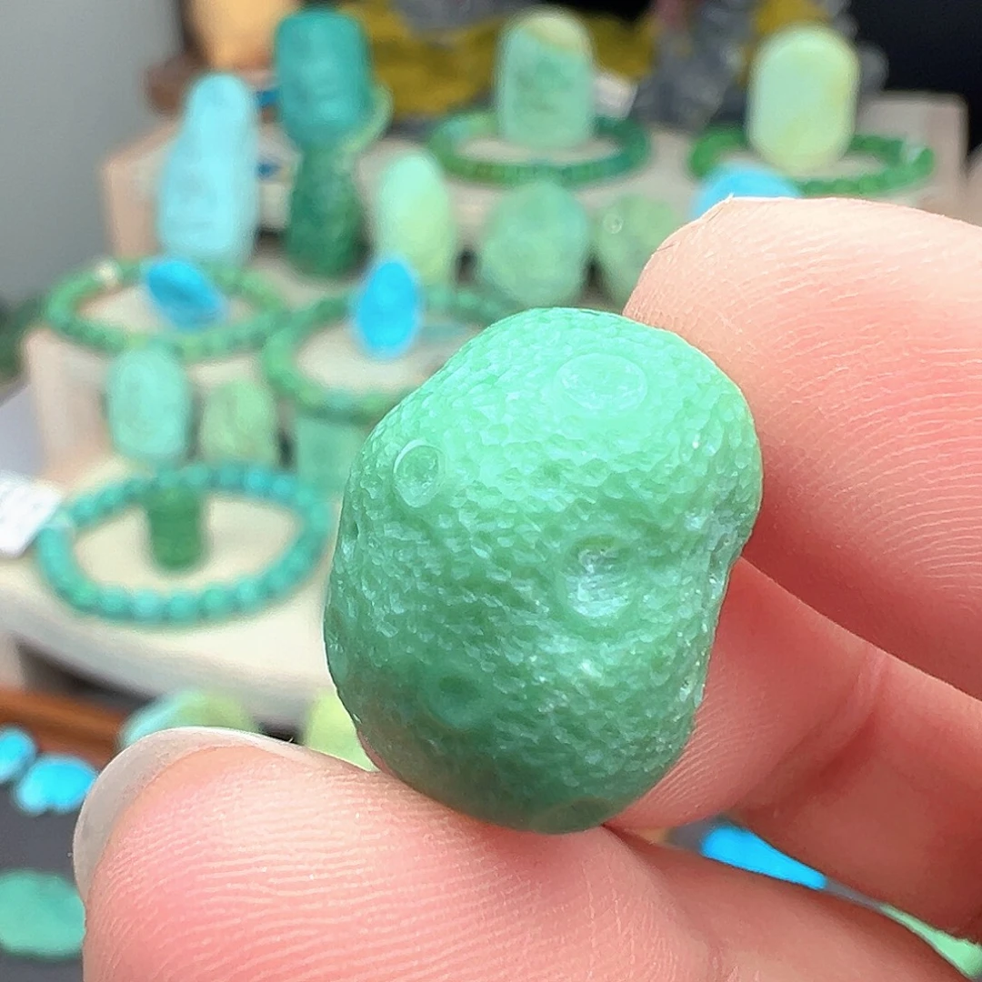 绿松石未镶嵌主播万珍