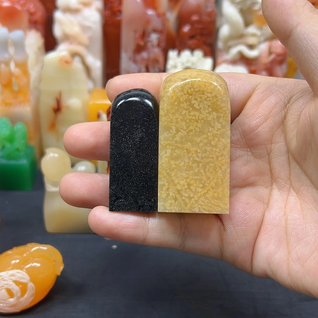 寿山石天****7印章雕刻工艺