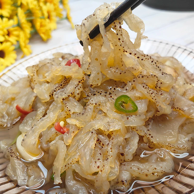捞汁海蜇500g*2桶 顺丰包邮