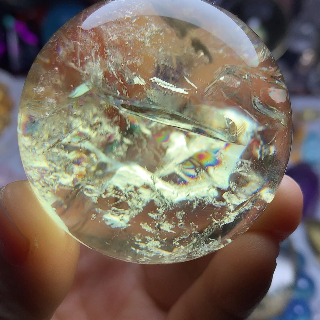 未镶嵌水晶珠宝半成品黄水晶阿塞摆件