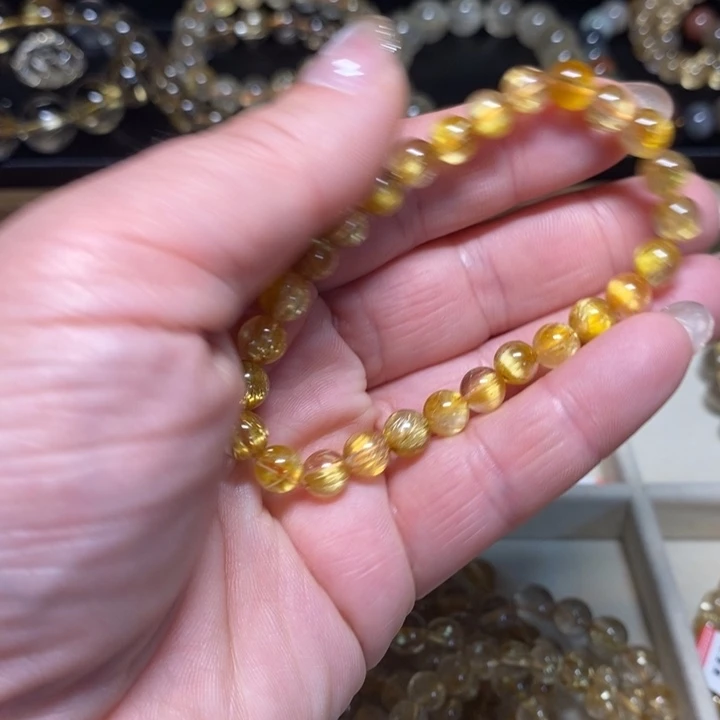 水晶手链未镶嵌L****?天然发晶手链