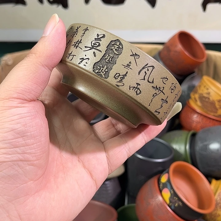 茶杯紫砂全手工紫砂主人杯