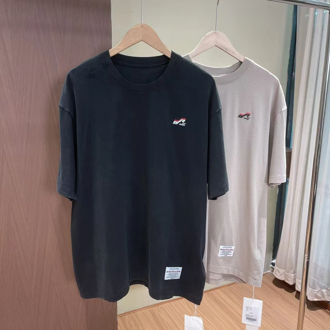 潮牌宽松落肩版休闲印花圆领T恤  5009 DM24F551