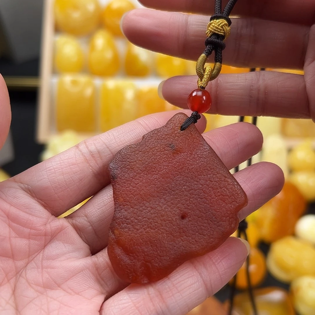 蜜蜡颈饰未镶嵌蜜蜡