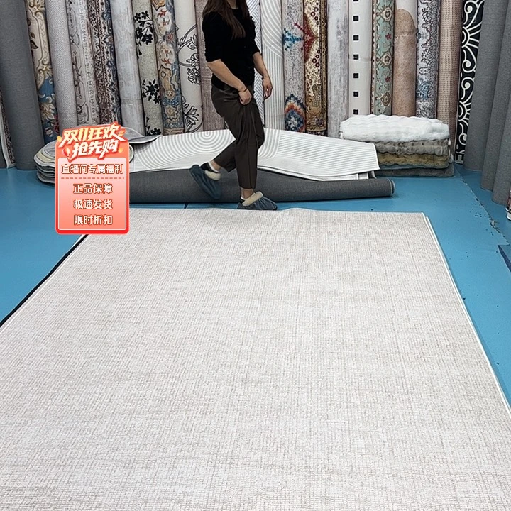 混纺140×200尺寸误差±1-3cm加厚棉布底比利时绒特价