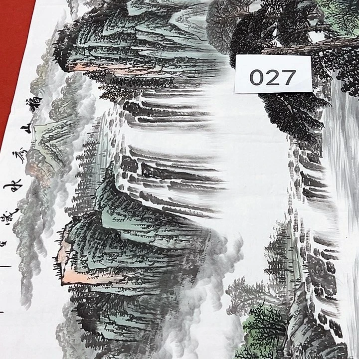 国画新年快乐新播纯手绘