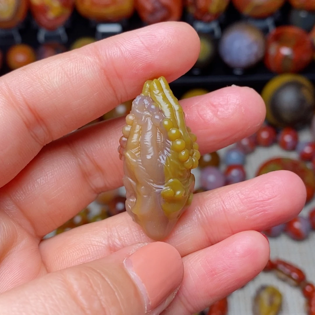 玛瑙/玉髓战国红玛瑙未镶嵌