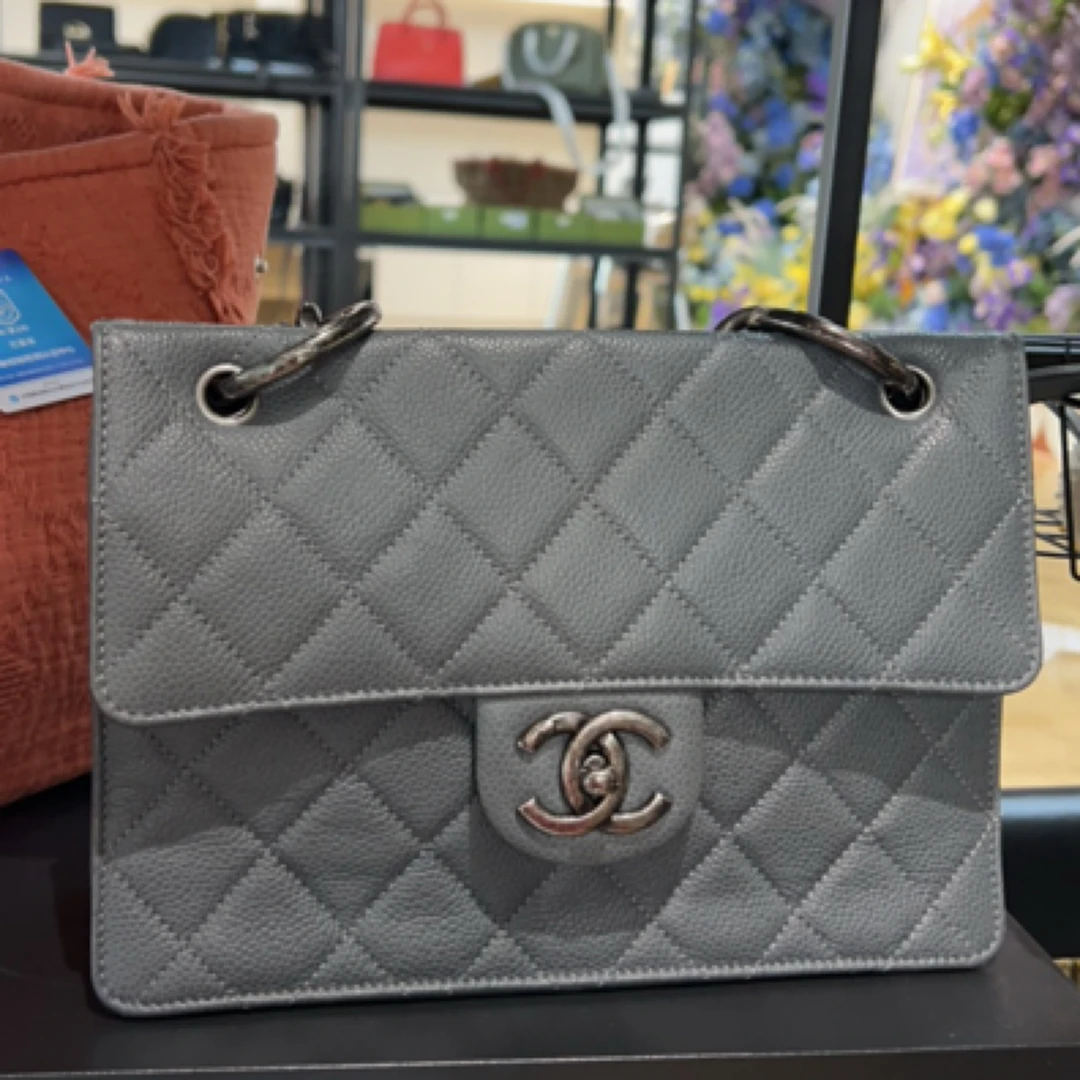 95新 Chanel/香奈儿 经典翻盖包单肩包荔枝纹设计时尚百搭