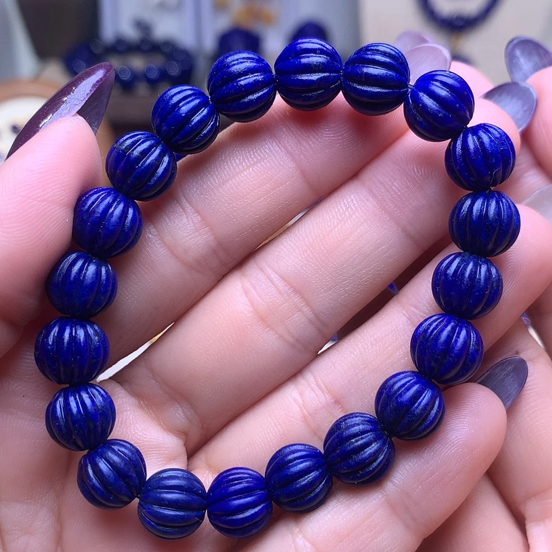 青金石未镶嵌10m瓜珠