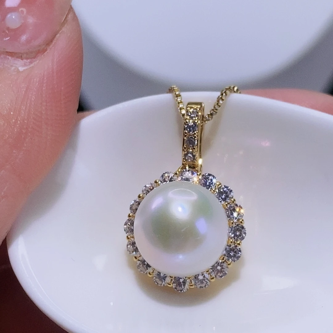 淡水珍珠颈饰合金