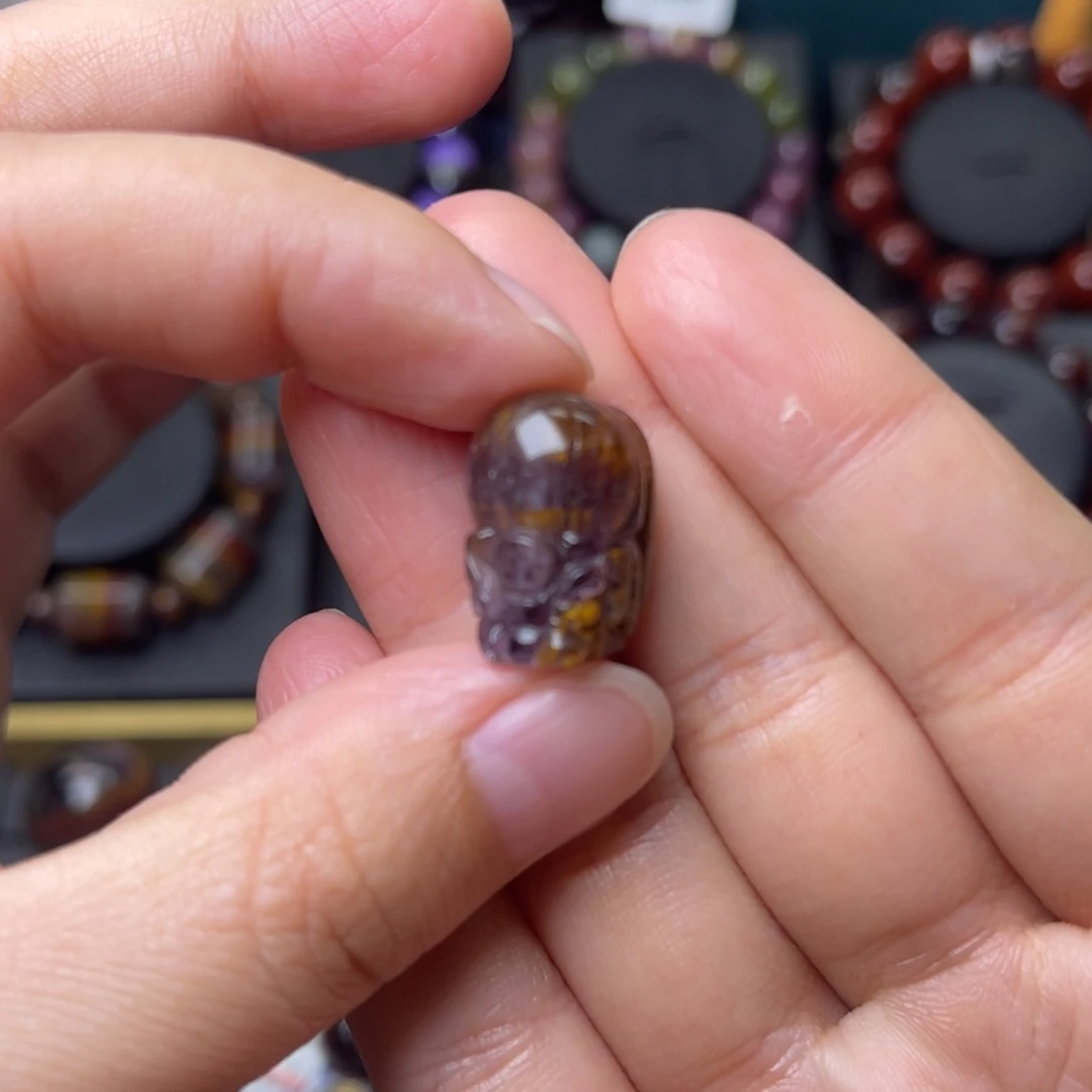 水晶手链未镶嵌极光金多多貔貅