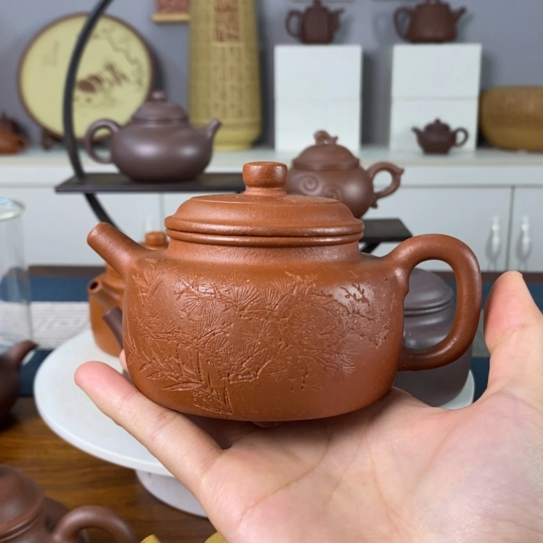 真***晞茶壶紫砂新粉体验