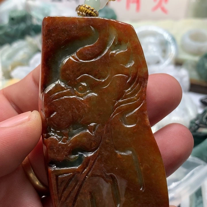 翡翠未镶嵌颈饰保真天然a货翡翠