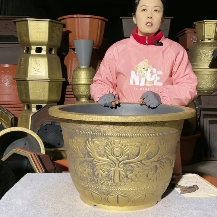 圆盆古铜六零四个