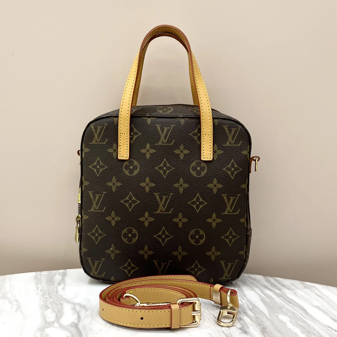 95新 LouisVuitton/路易威登 LV老花中古饭盒包，97新，尺寸约20*20