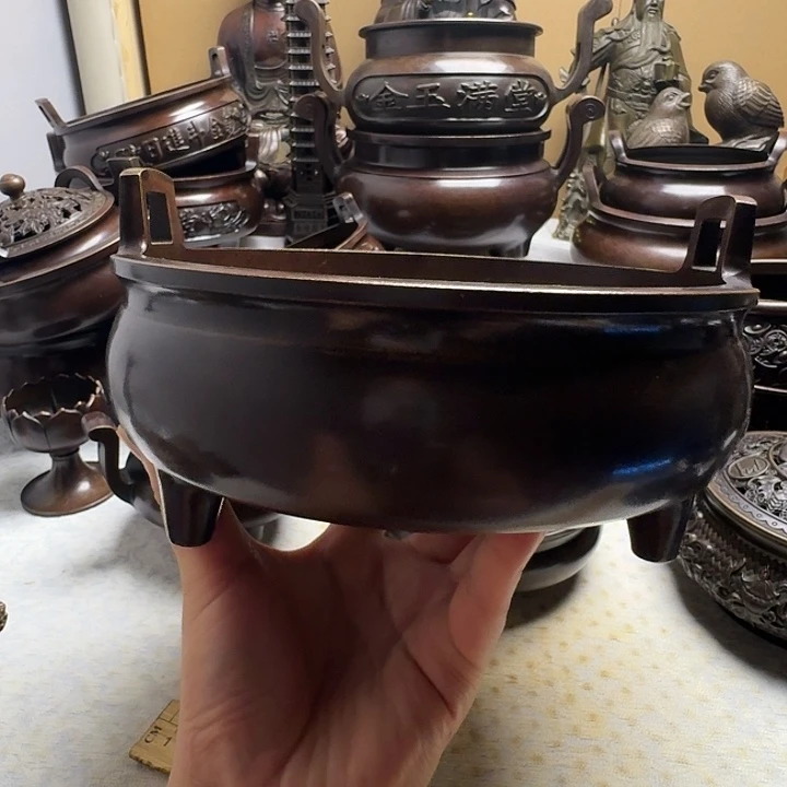 黄铜直耳20口素面