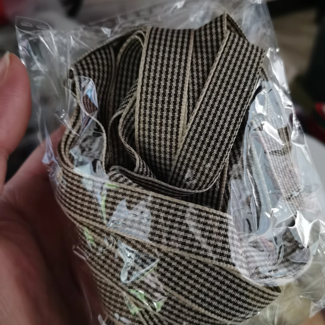 爱钩织主播自用1.5cm咖色丝带5码满39包邮
