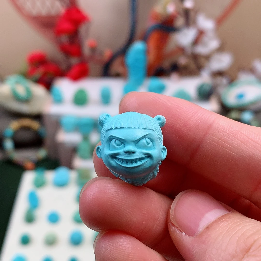 绿松石未镶嵌珠宝奇石