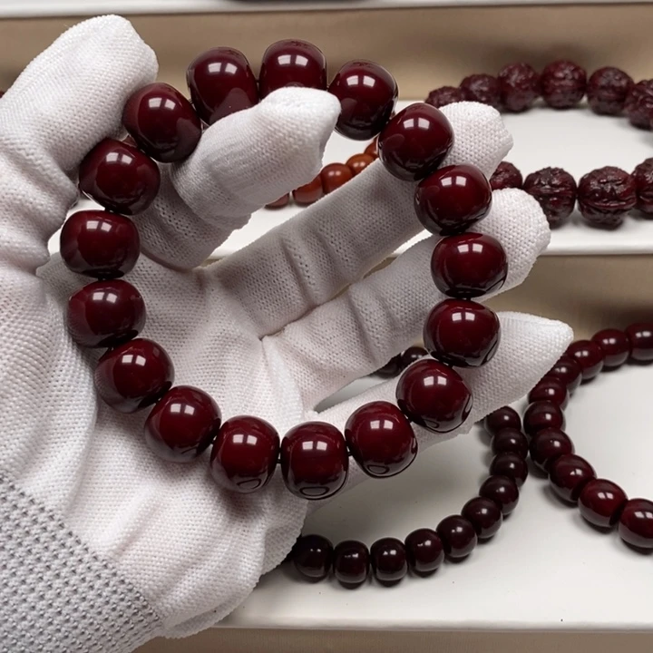 核桃手串/手链正**年猴头雕刻