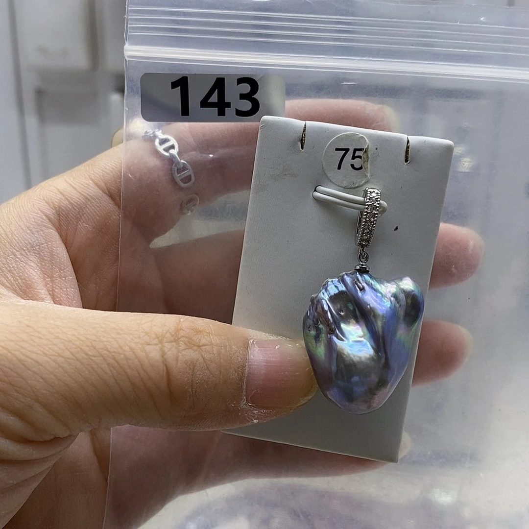 颈饰合金淡水珍珠