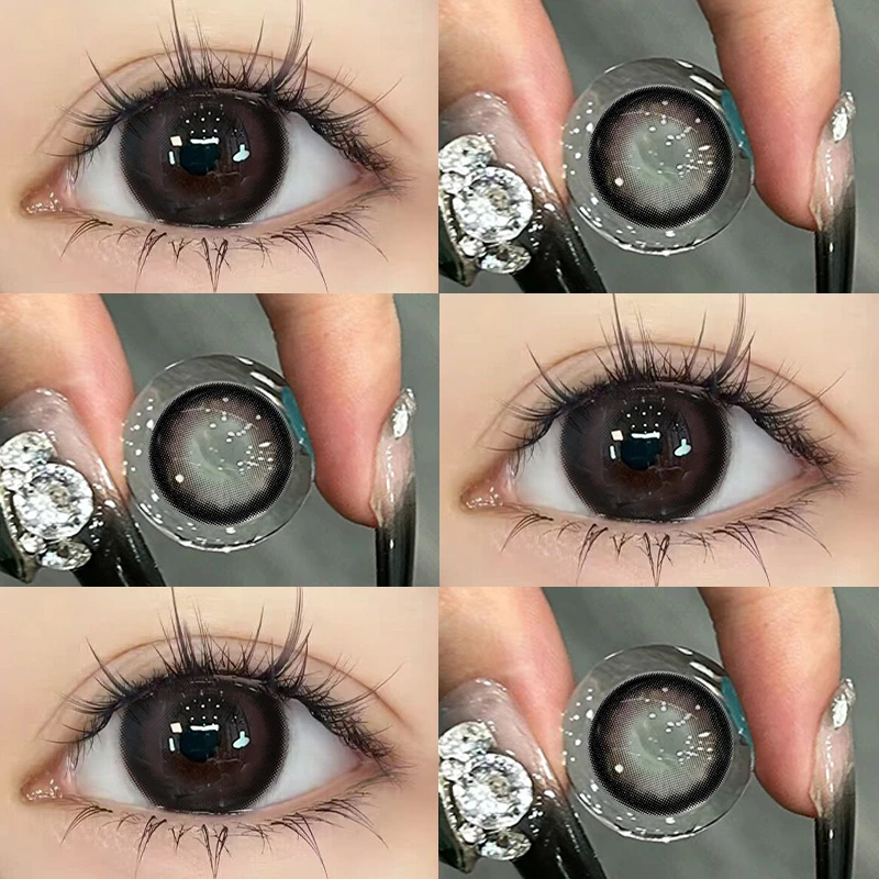 EyeMay艾魅美瞳半年抛大小直径黑色自然舒适水润新手推荐隐形眼镜