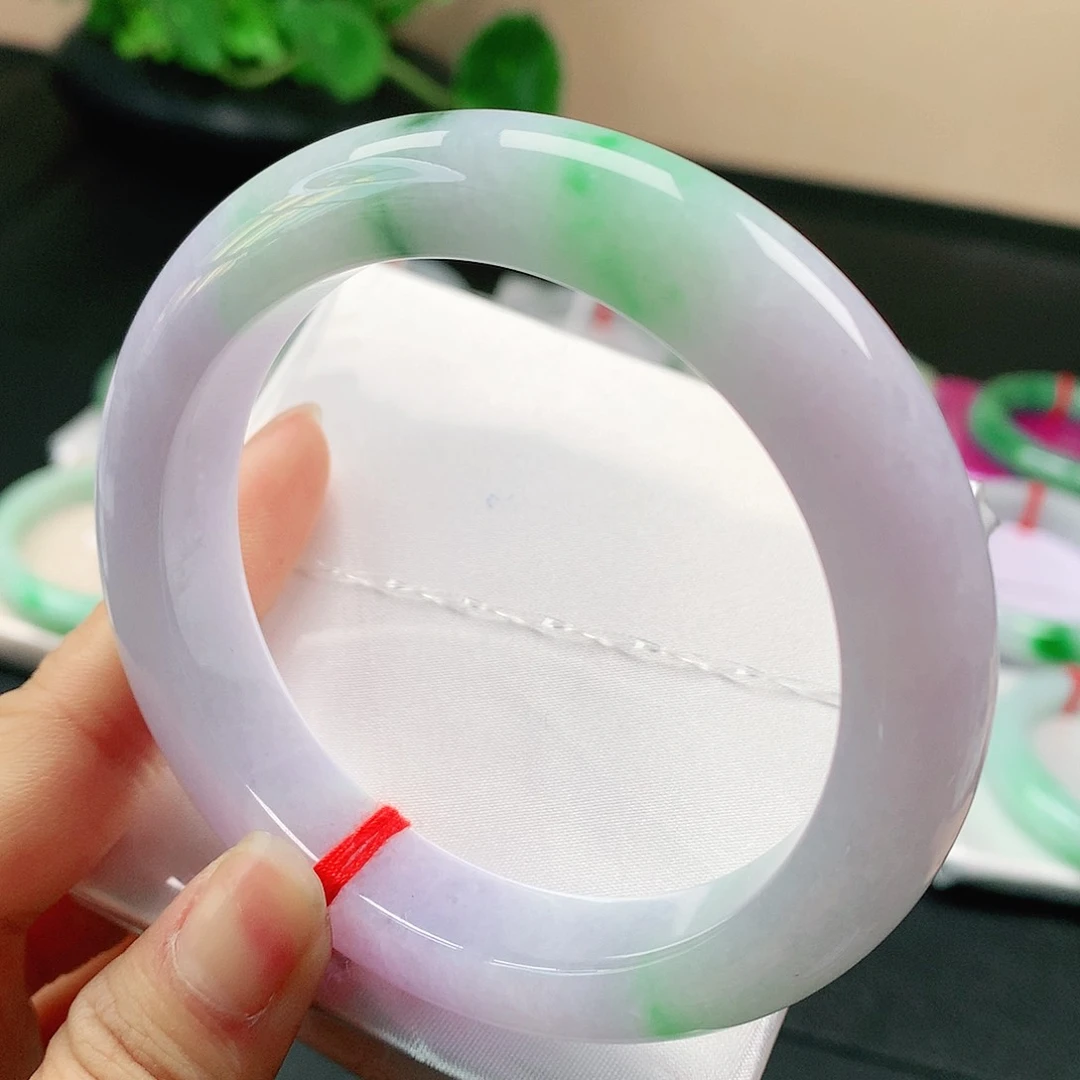 翡翠手镯未镶嵌天然翡翠手镯59