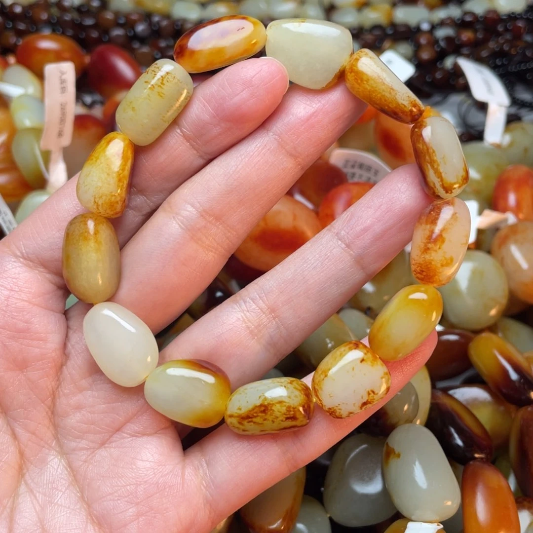 和田玉手链未镶嵌