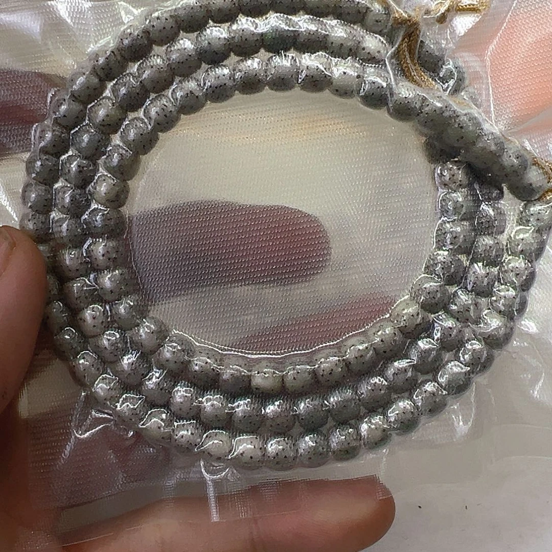 手串星月菩提43长老半壁留白108-6左右