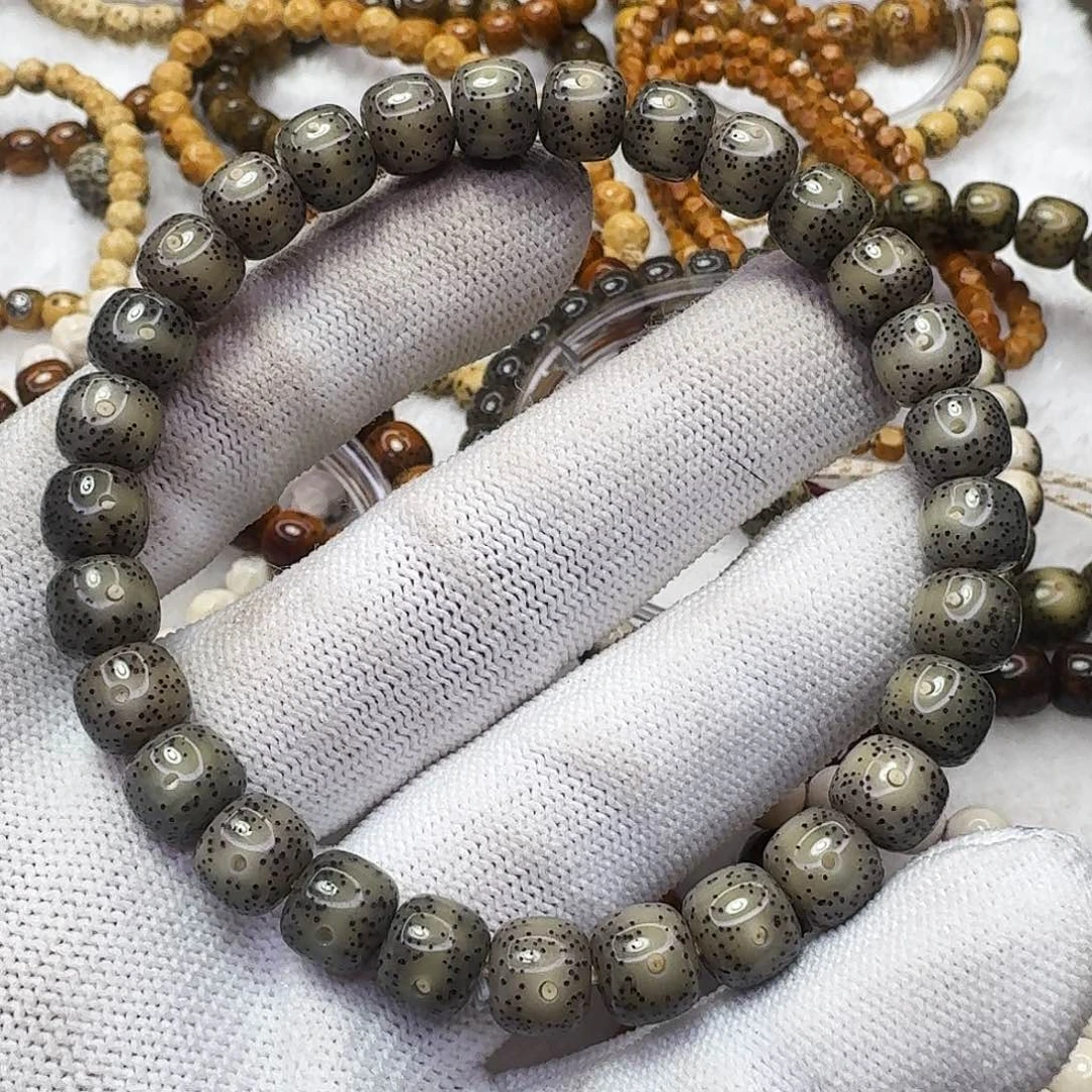 星月菩提吊坠87灰冰月朗星稀