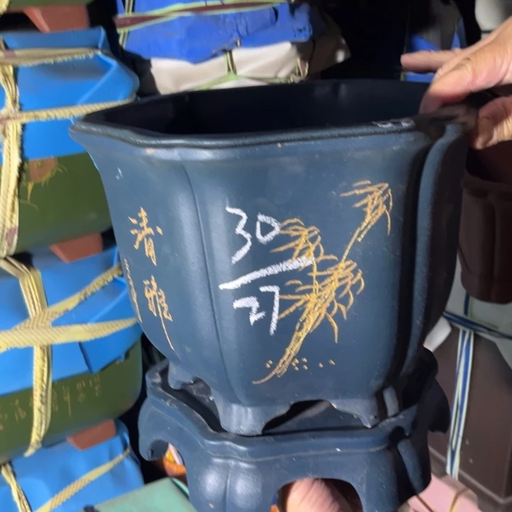 紫砂花盆紫砂花盆