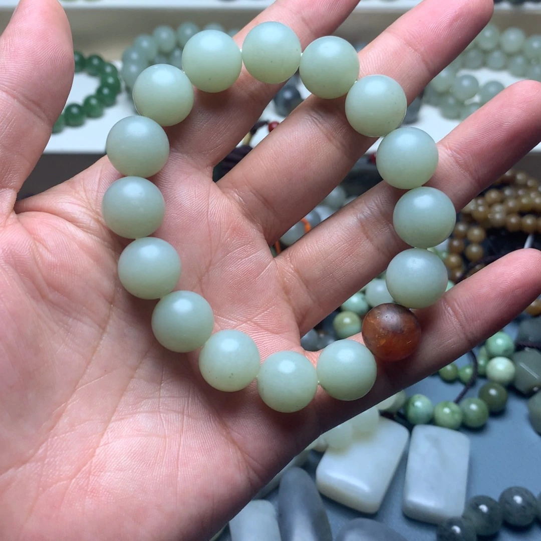 和田玉未镶嵌手链