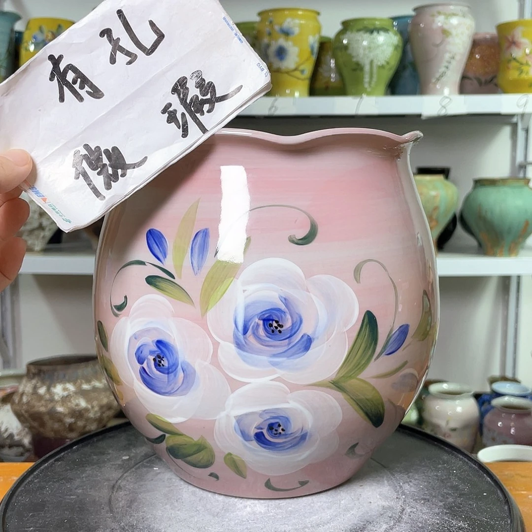 景德镇陶瓷花盆花器暇256