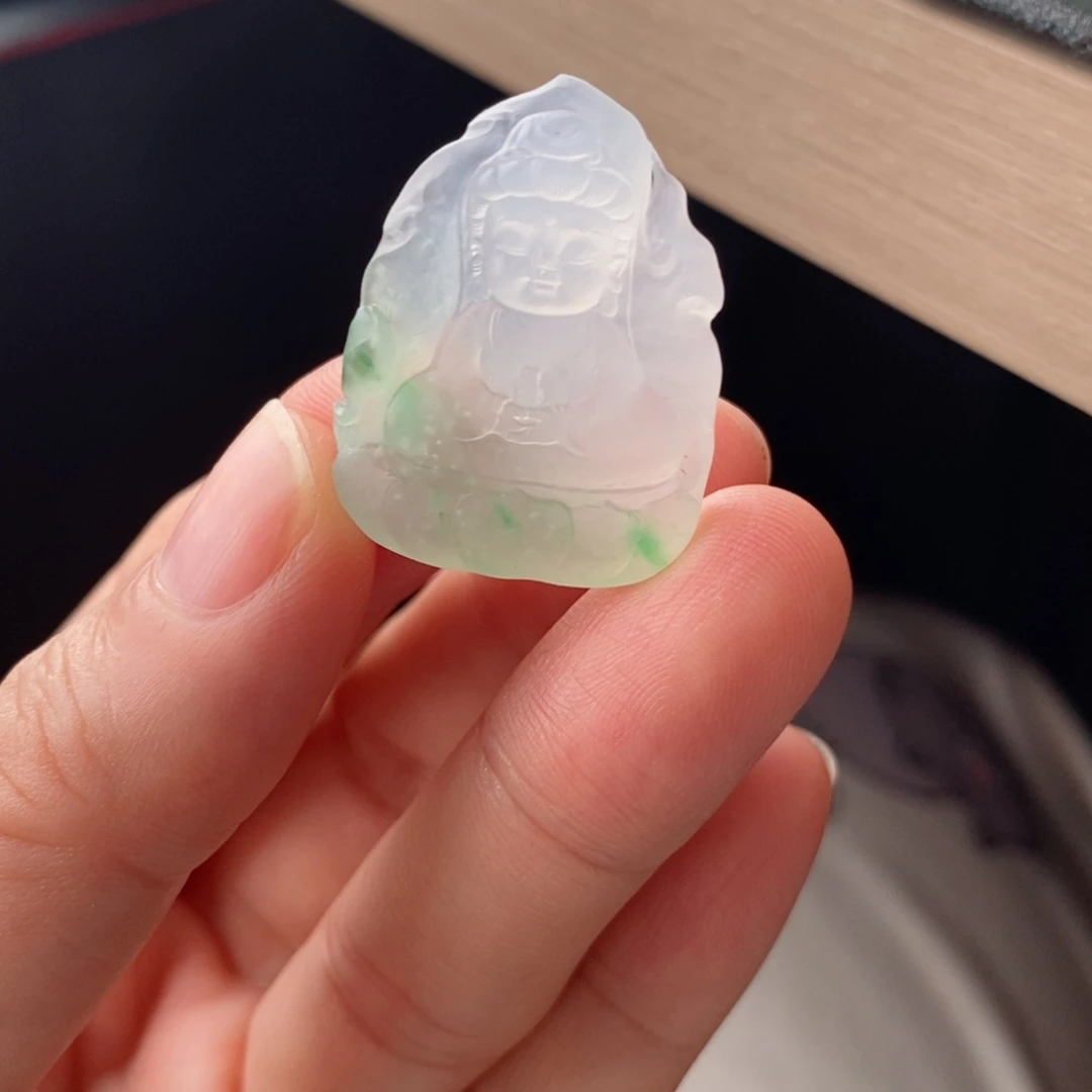 定制翡翠未镶嵌宝宝佛