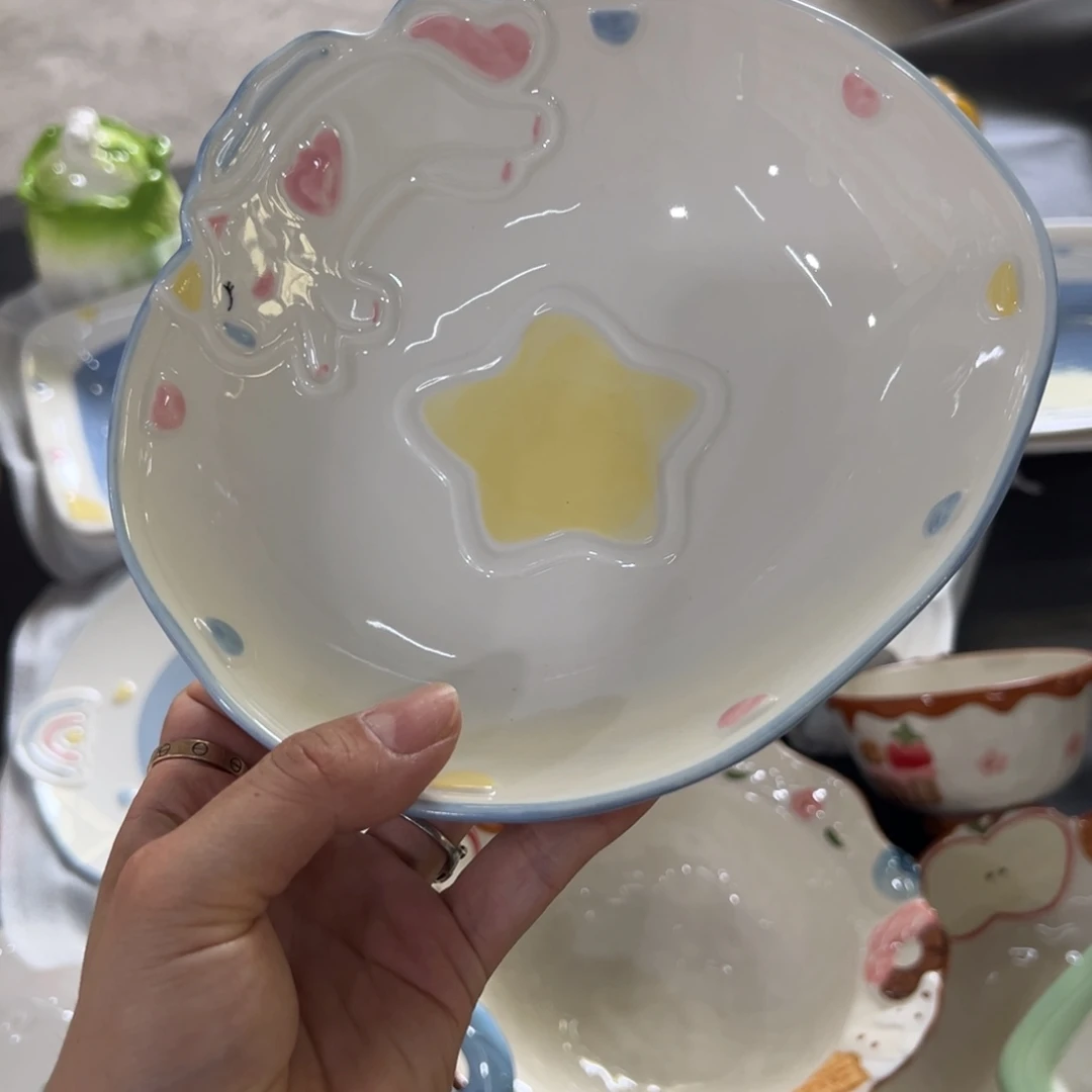 摆件高温陶瓷釉下彩正品！