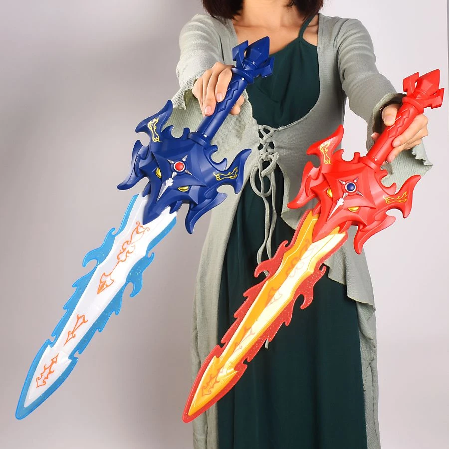 儿童玩具宝剑发光激光赛罗奥特之剑武器电动七彩灯光男孩生日礼物