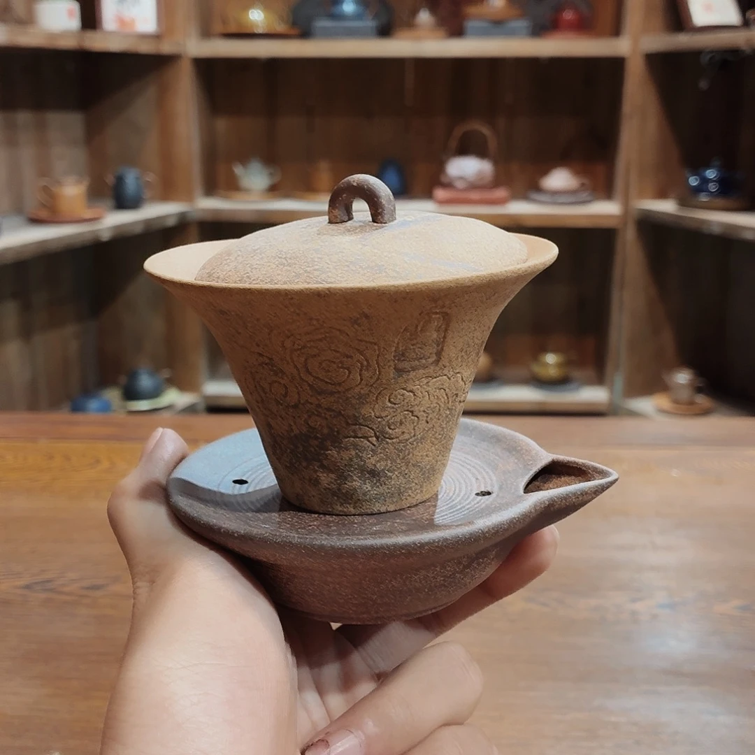 瓷器老岩泥茶器皿