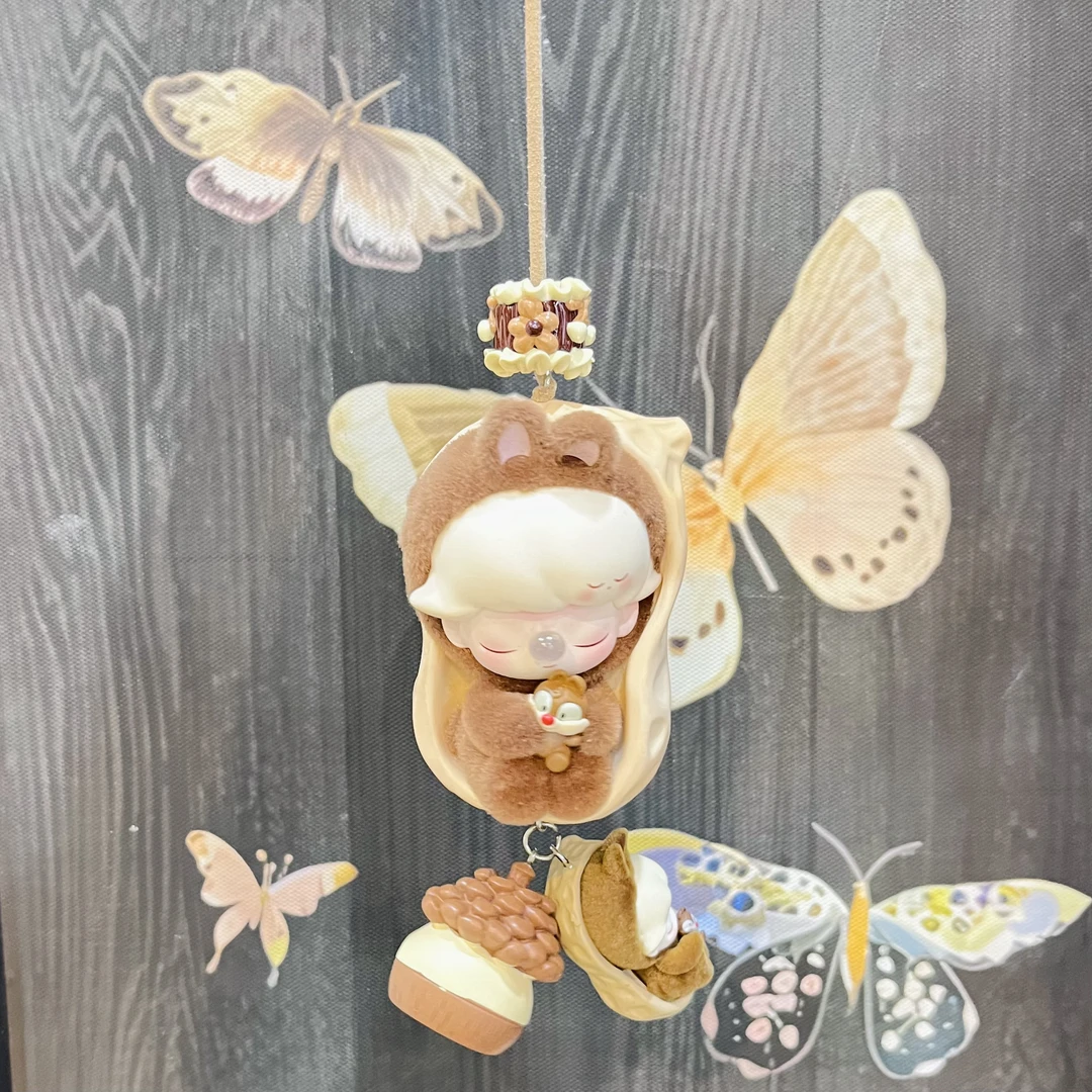 明款福福【正版花生车挂】手工DIY 创意潮玩